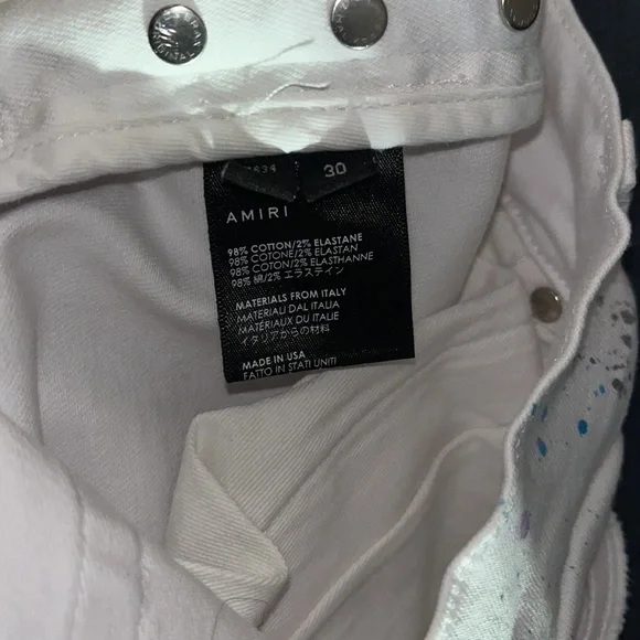 Amiri Painter WorkmanSkinny Jean - White